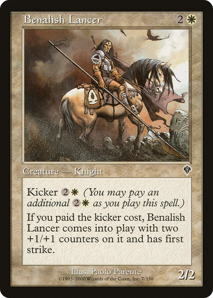 Benalish Lancer (007) - Invasion