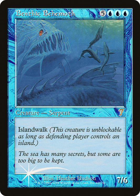 Benthic Behemoth (063) Foil - Seventh Edition