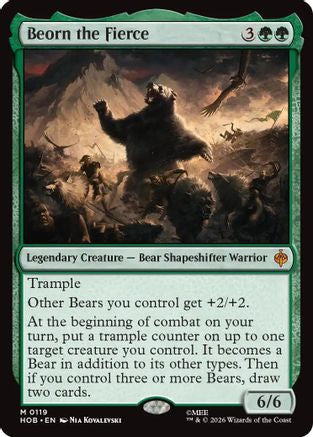 Beorn the Fierce (119) Foil - The Hobbit