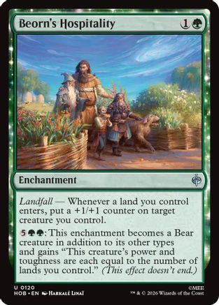 Beorn's Hospitality (120) Foil - The Hobbit