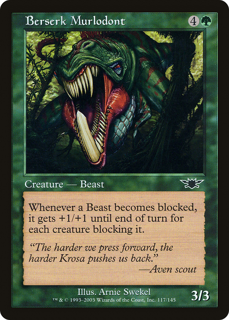 Berserk Murlodont (117) Foil - Legions