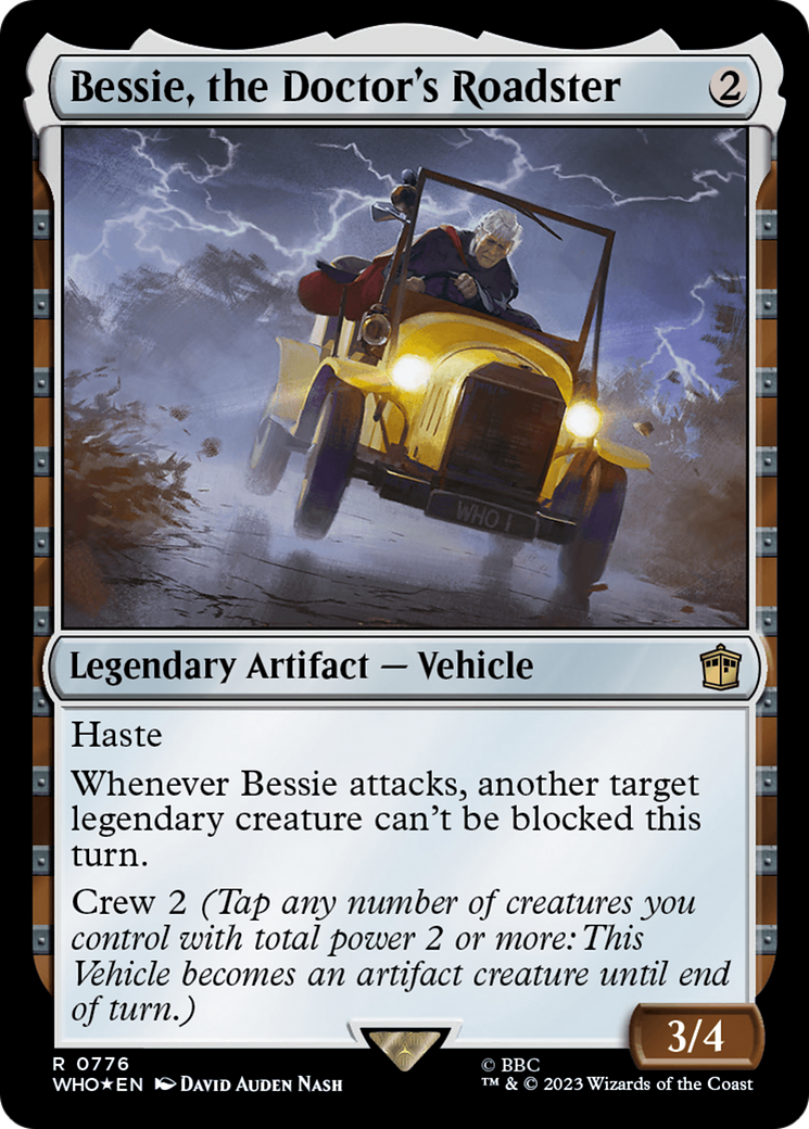 Bessie, the Doctor's Roadster (776) Surge Foil - Doctor Who