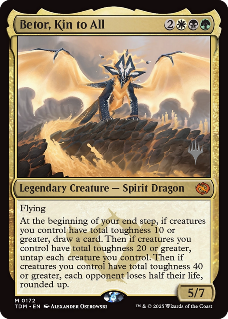 Betor, Kin to All (Promo Pack) (172) - Tarkir: Dragonstorm