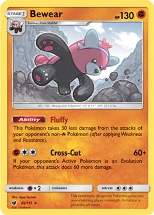 Bewear (Prerelease Kit Exclusive) (56) - Crimson Invasion