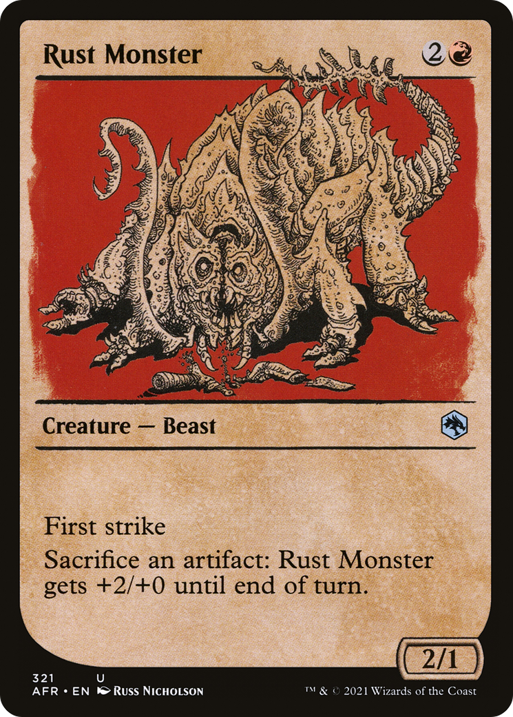 Rust Monster (Showcase) (321) Foil - Adventures in the Forgotten Realms