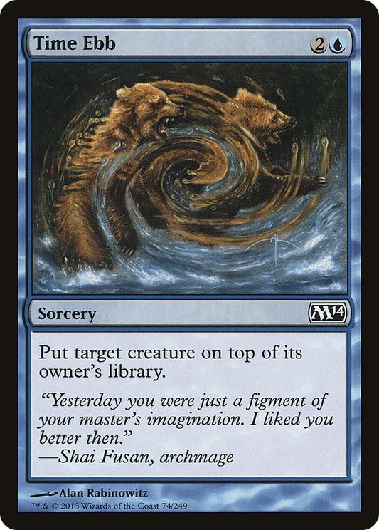 Time Ebb [Magic 2014] Foil