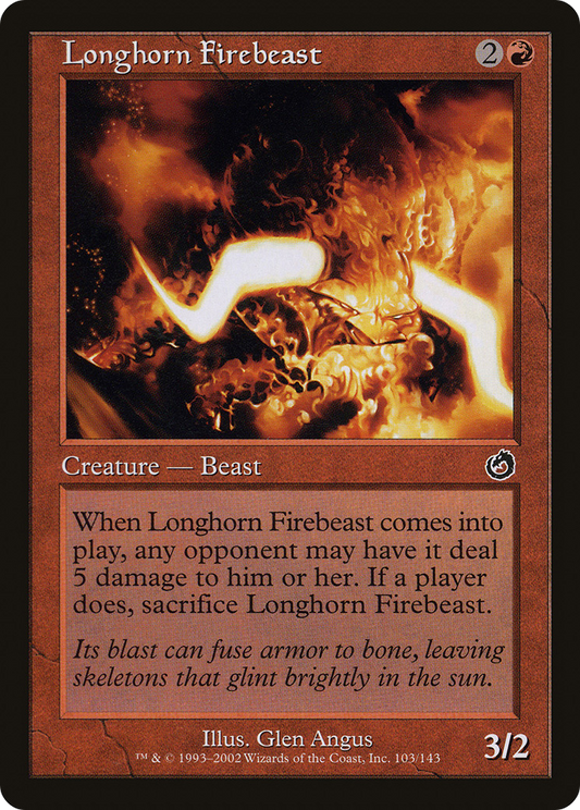 Longhorn Firebeast [Torment] Foil