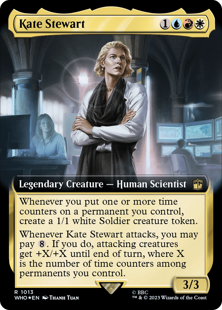 Kate Stewart (Extended Art) (1013) Foil - Doctor Who