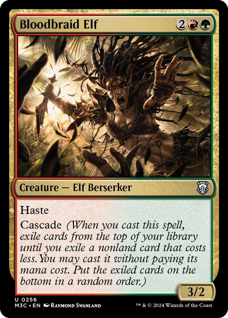 Bloodbraid Elf [Modern Horizons 3 Commander] | Silver Goblin