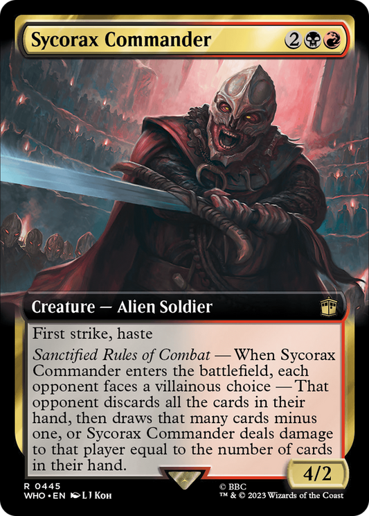 Sycorax Commander (Extended Art) [Doctor Who] Foil