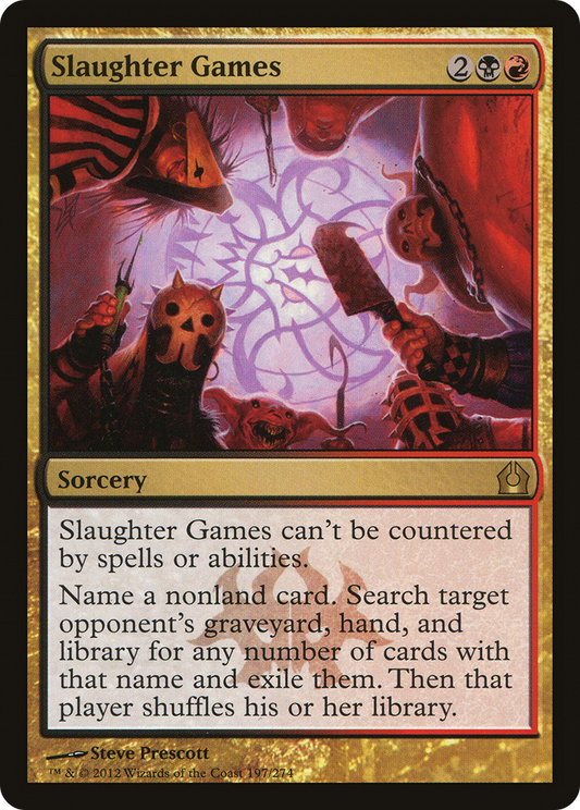 Slaughter Games [Return to Ravnica] Foil