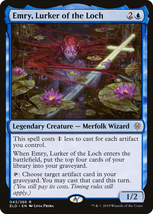 Emry, Lurker of the Loch [Throne of Eldraine] Foil