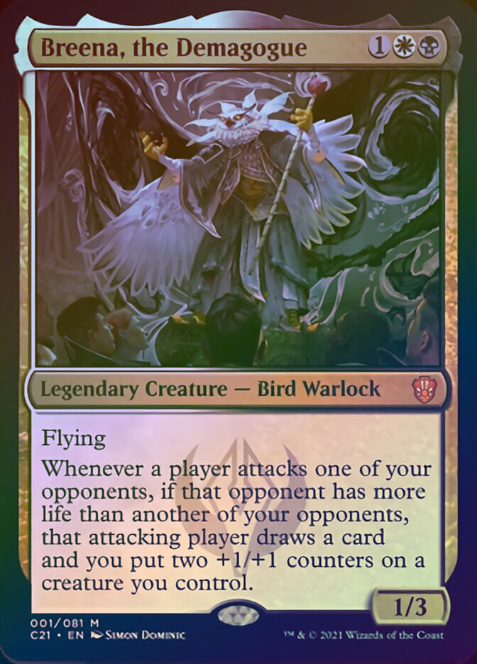 Breena, the Demagogue (Display Commander) [Commander 2021] | Silver Goblin