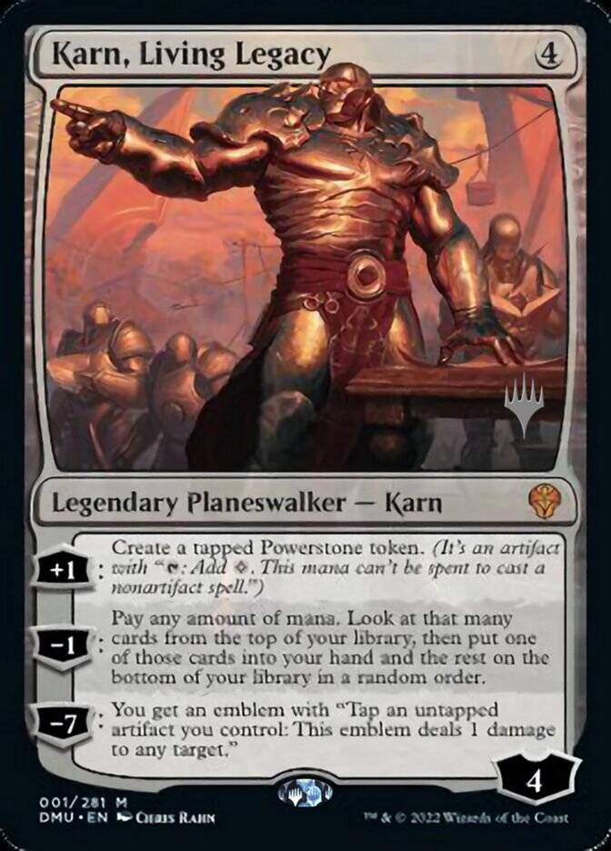 Karn, Living Legacy (Promo Pack) [Dominaria United Promos] | Silver Goblin