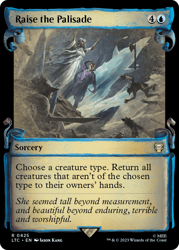 Raise the Palisade (Showcase Scrolls) (Showcase) (425) Foil - Tales of Middle-earth Commander