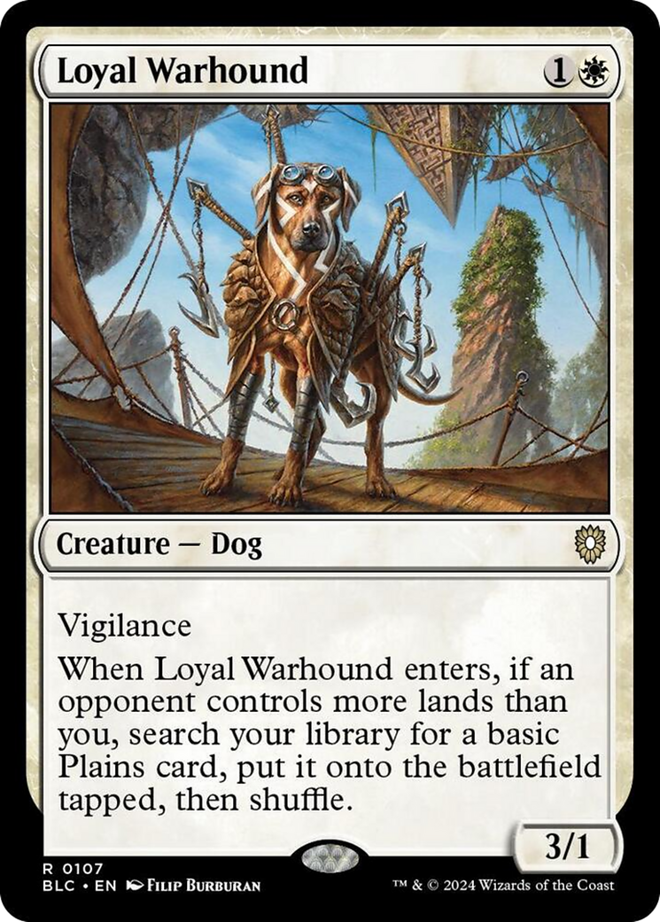 Loyal Warhound [Bloomburrow Commander] | Silver Goblin