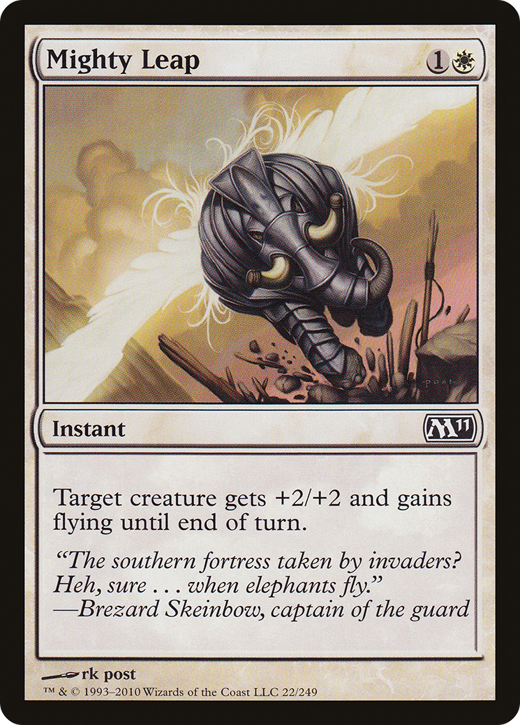 Mighty Leap [Magic 2011] Foil