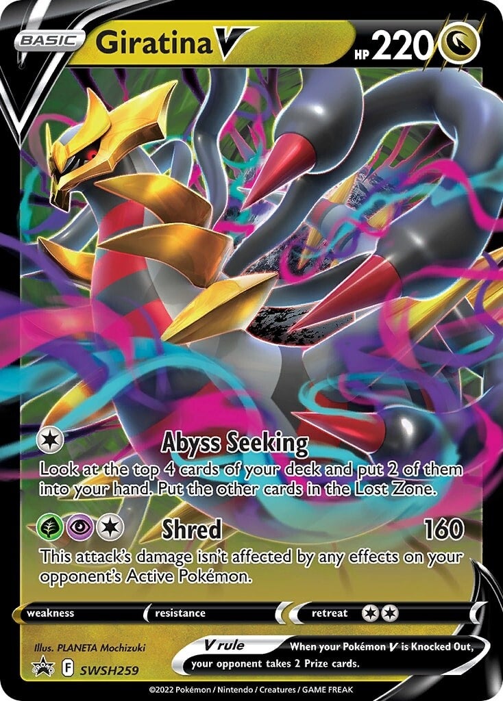 Giratina V (SWSH259) [Sword & Shield: Black Star Promos] | Silver Goblin