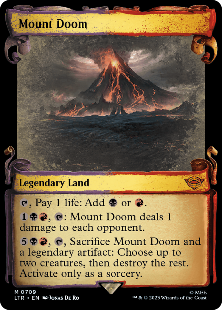 Mount Doom [The Lord of the Rings: Tales of Middle-Earth Showcase Scrolls] Foil