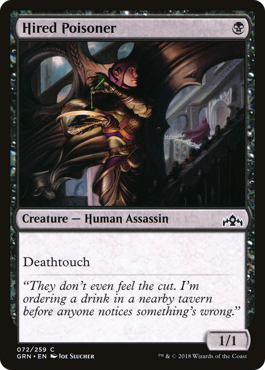 Hired Poisoner [Guilds of Ravnica] Foil