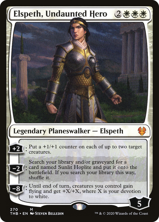 Elspeth, Undaunted Hero [Theros Beyond Death] Foil