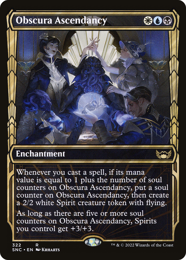 Obscura Ascendancy (Showcase Golden Age) [Streets of New Capenna] Foil