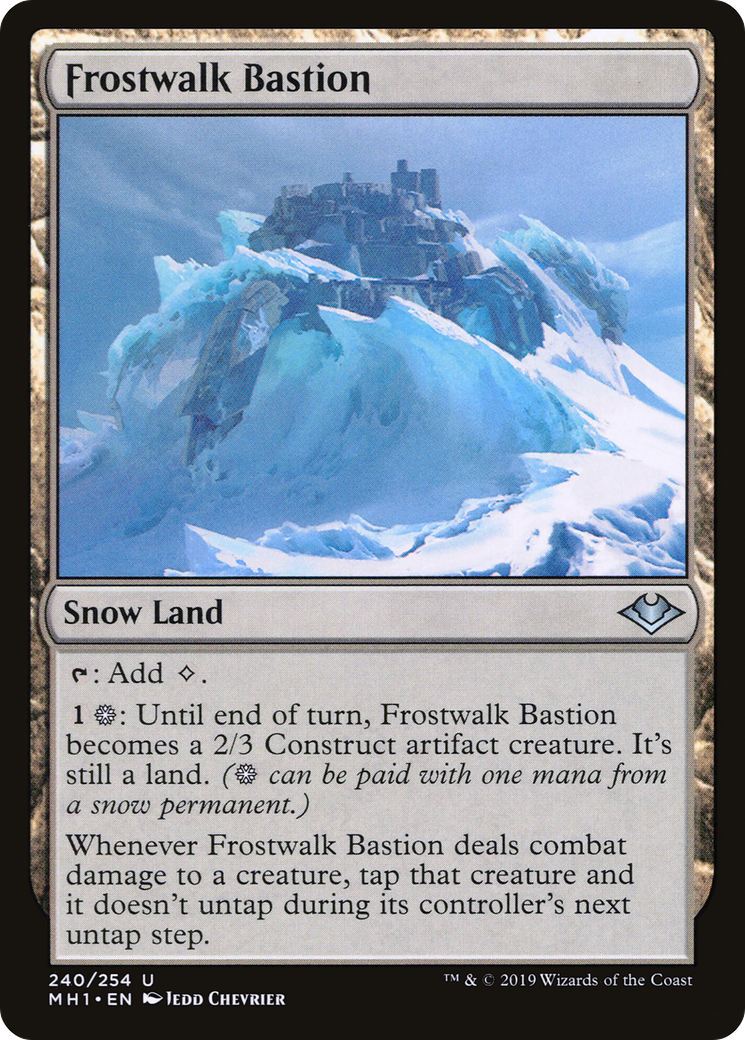 Frostwalk Bastion (240) Foil - Modern Horizons