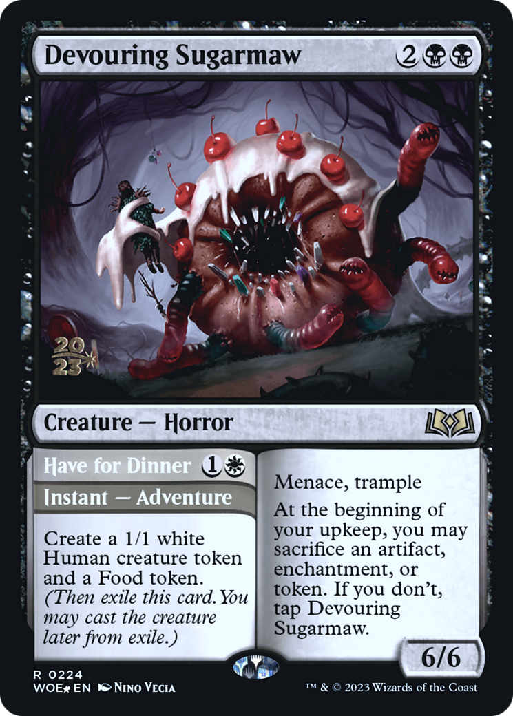 Devouring Sugarmaw // Have for Dinner [Wilds of Eldraine Prerelease Promos]