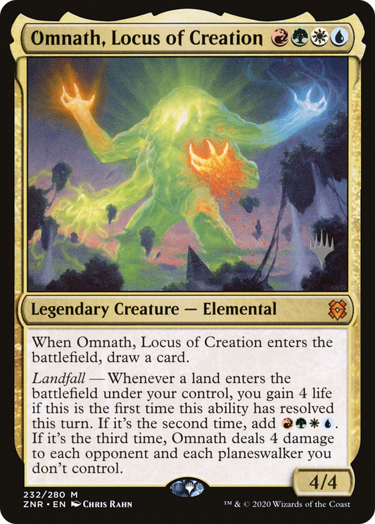Omnath, Locus of Creation (Promo Pack) [Zendikar Rising Promos] Foil