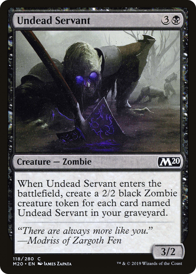 Undead Servant [Core Set 2020] Foil