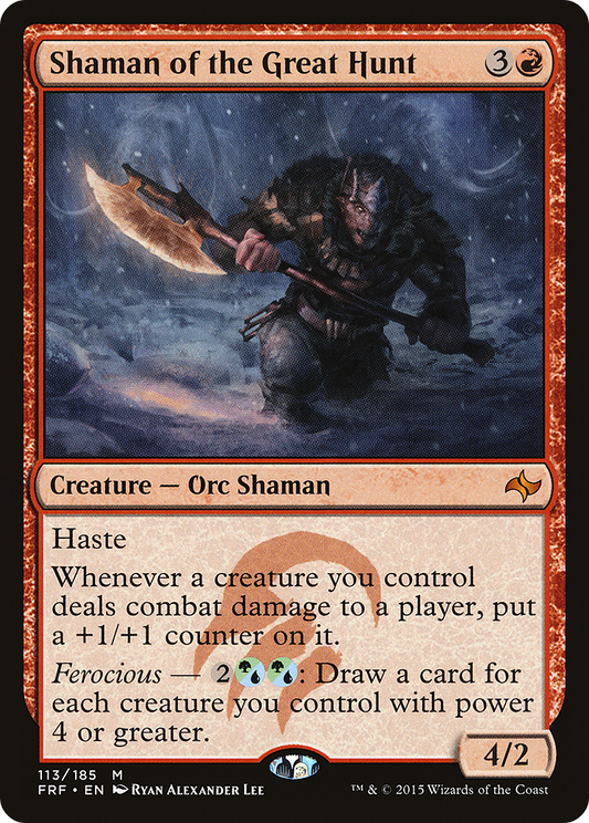 Shaman of the Great Hunt [Fate Reforged] Foil