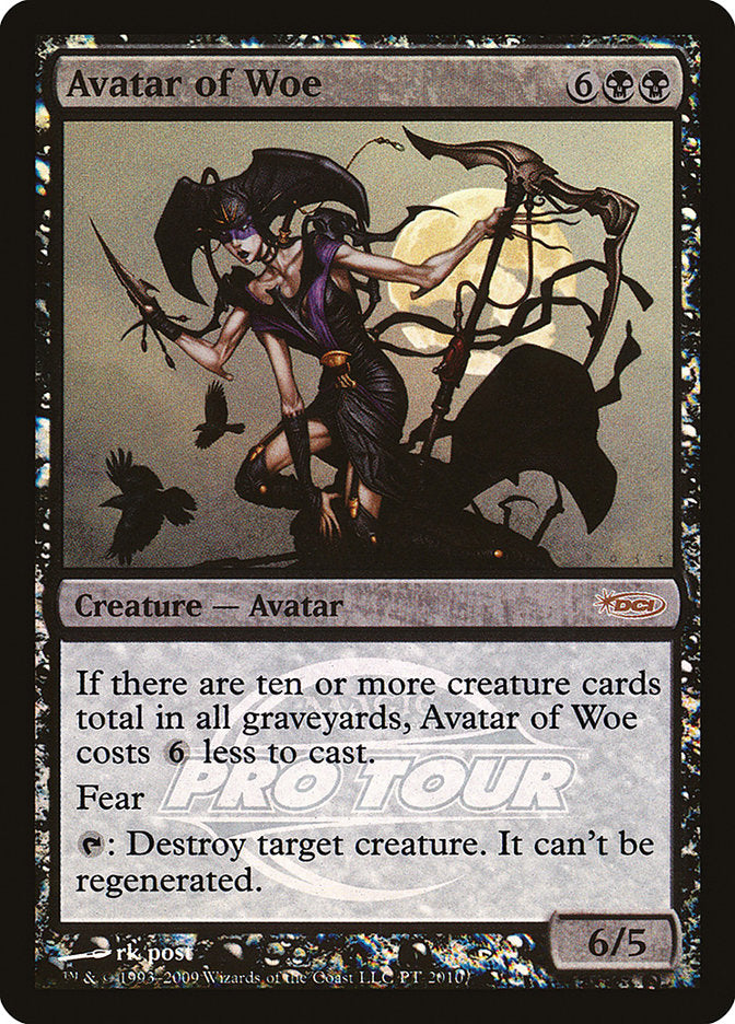 Avatar of Woe (Pro Tour) [Pro Tour Promos] | Silver Goblin