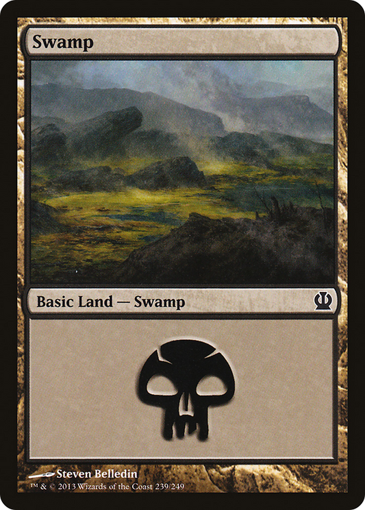 Swamp (239) [Theros] Foil