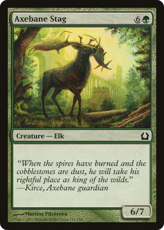 Axebane Stag [Return to Ravnica] Foil