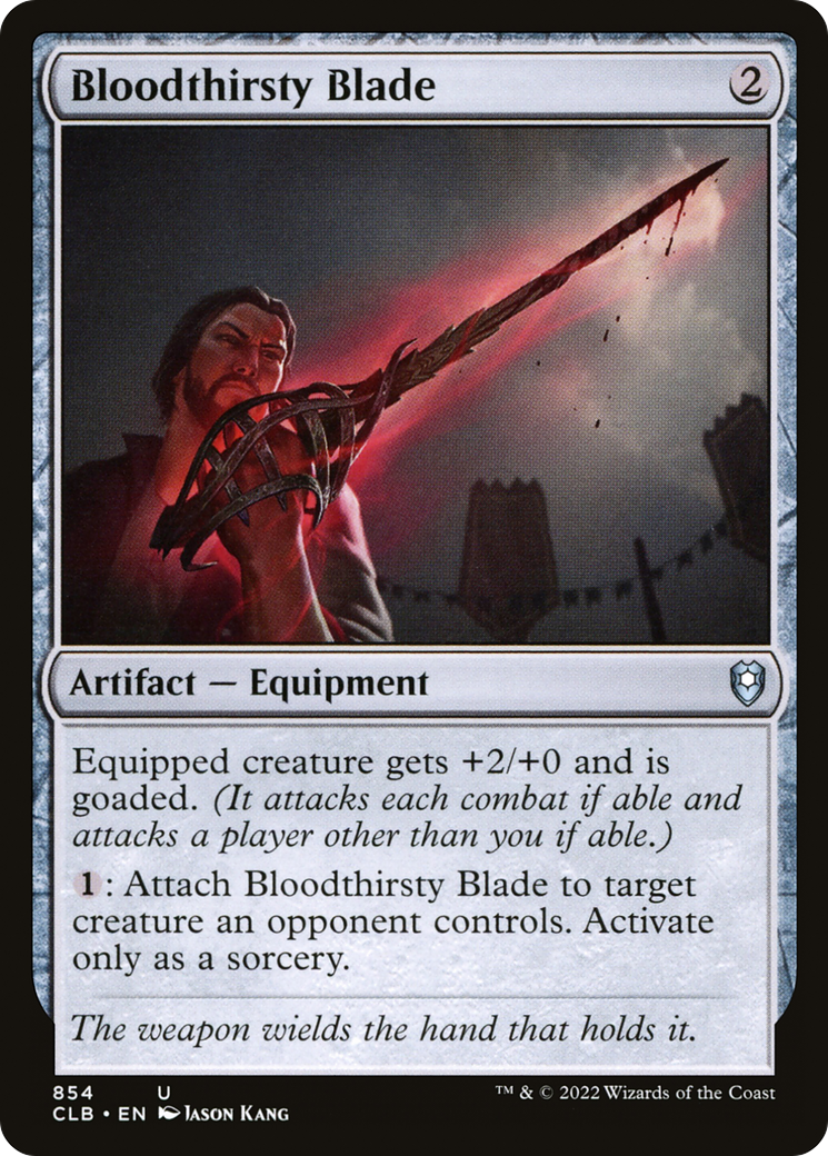 Bloodthirsty Blade [Commander Legends: Battle for Baldur's Gate] | Silver Goblin