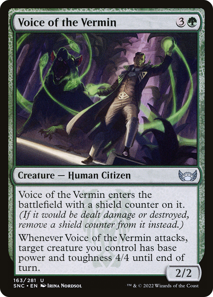 Voice of the Vermin (163) Foil - Streets of New Capenna