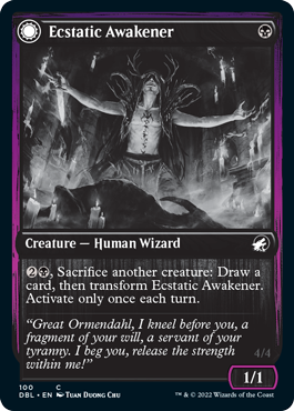 Ecstatic Awakener // Awoken Demon [Innistrad: Double Feature] Foil