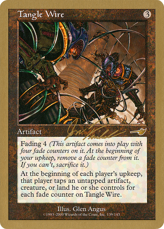 Tangle Wire (Jon Finkel) [World Championship Decks 2000]
