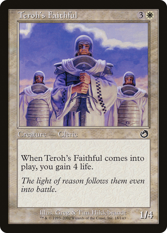 Teroh's Faithful [Torment] Foil