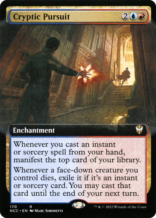 Cryptic Pursuit (Extended Art) [Streets of New Capenna Commander]