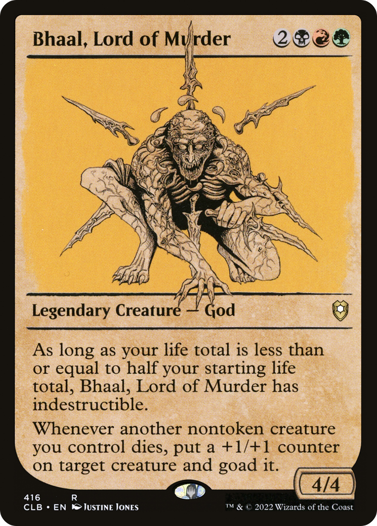 Bhaal, Lord of Murder (Showcase) (416) - Commander Legends: Battle for Baldur's Gate Foil