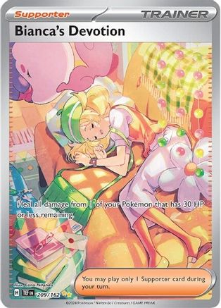 Bianca's Devotion (Alternate Full Art) (209) Holofoil - Temporal Forces
