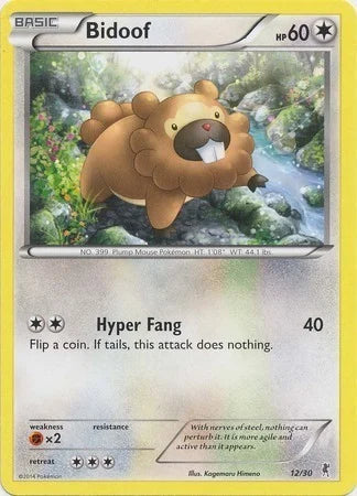Bidoof (12) - Trainer Kit: Bisharp & Wigglytuff
