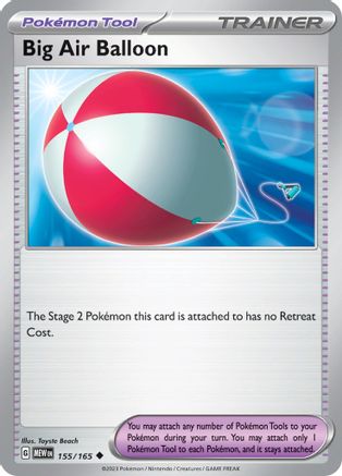 Big Air Balloon (155) Reverse Holofoil - 151