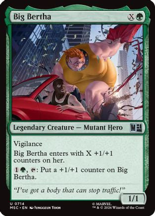 Big Bertha (714) Foil - Commander: Marvel Super Heroes