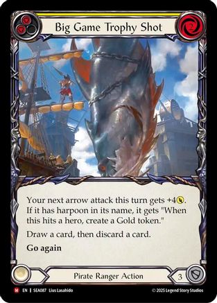 Big Game Trophy Shot (SEA087) Rainbow Foil - High Seas