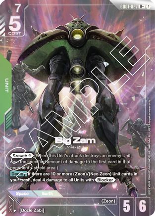 Big Zam (R+) (GD01-027) Holofoil - Newtype Rising