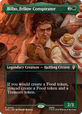Bilbo, Fellow Conspirator (Scene Borderless) (004) Foil - The Hobbit: Eternal-Legal