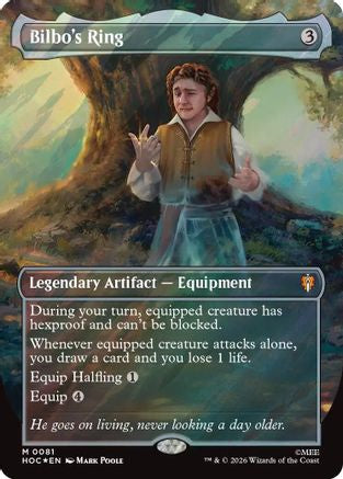 Bilbo's Ring (Borderless) (081) Surge Foil - The Hobbit: Eternal-Legal