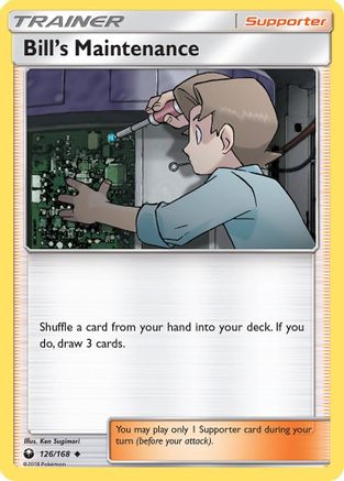 Bill's Maintenance (126) Reverse Holofoil - Celestial Storm